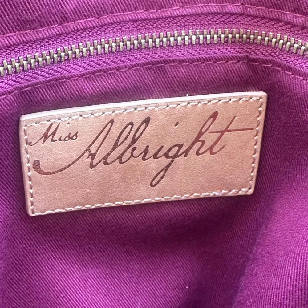 Miss Albright Hair-On Hide Leather Satchel Crossbody/Shoulder Bag-adjustable